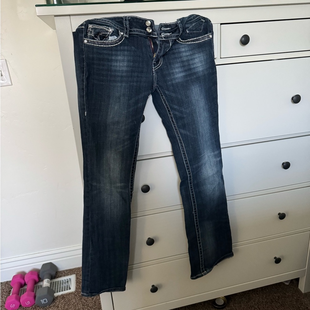 Vigoss Blue Boot Cut Jeans Classic Style